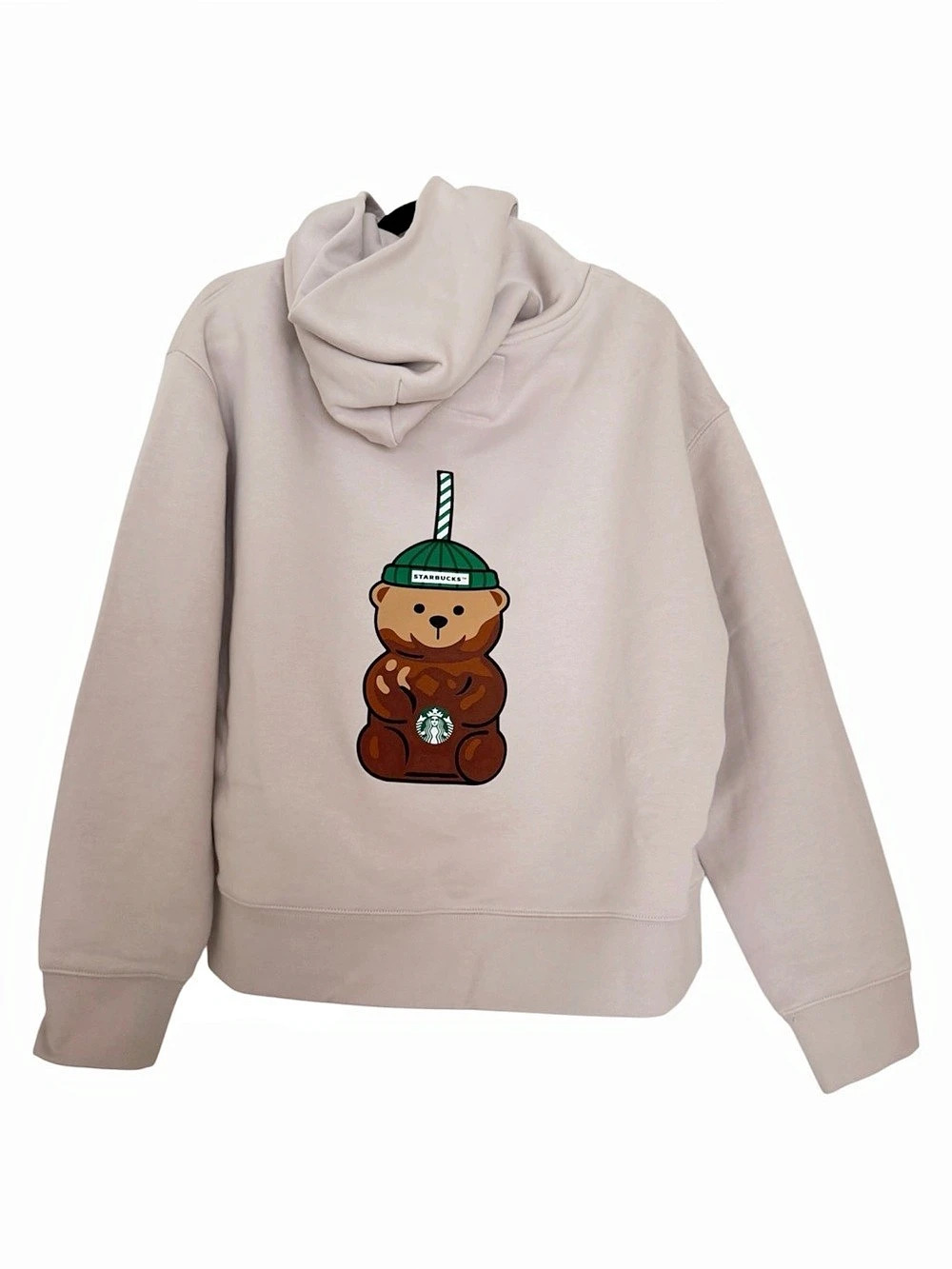 STARBUCKS Bearista Beige Hoodie - Size Large NWT